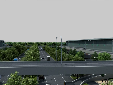 Kentsel trafik 3D Model