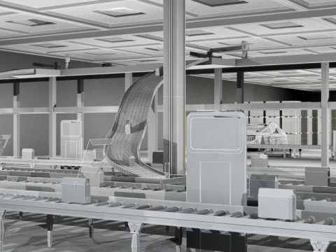 Factory 3D Model