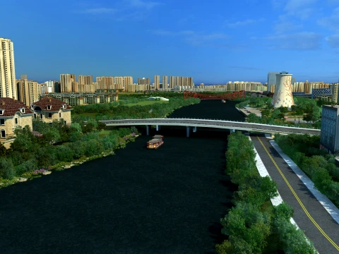 도시 건축 3D 모델