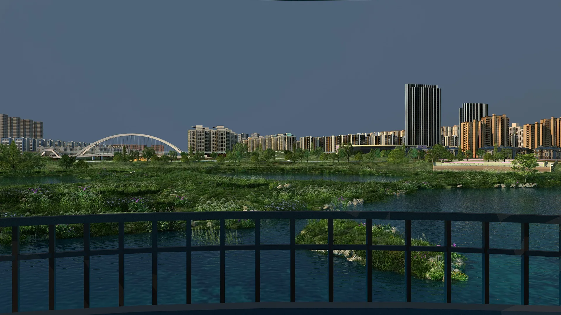 Urban architecture 3D Model .c4d .max .obj .3ds .fbx .stl .blend
