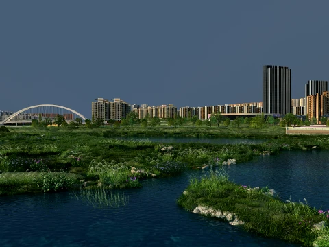 Urban architecture 3D Model