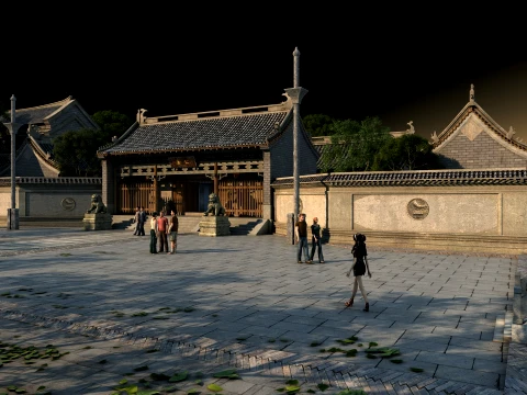古代建築 3Dモデル