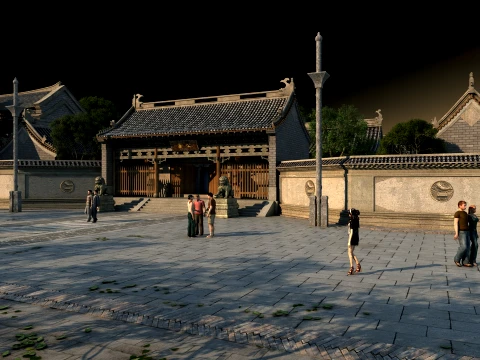 Ancient architecture 3D Model