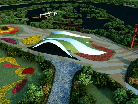 City park 3D Model