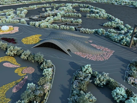 City park 3D Model