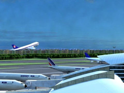 Luchthaven 3D Model