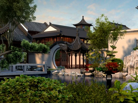 Garden 3D Model