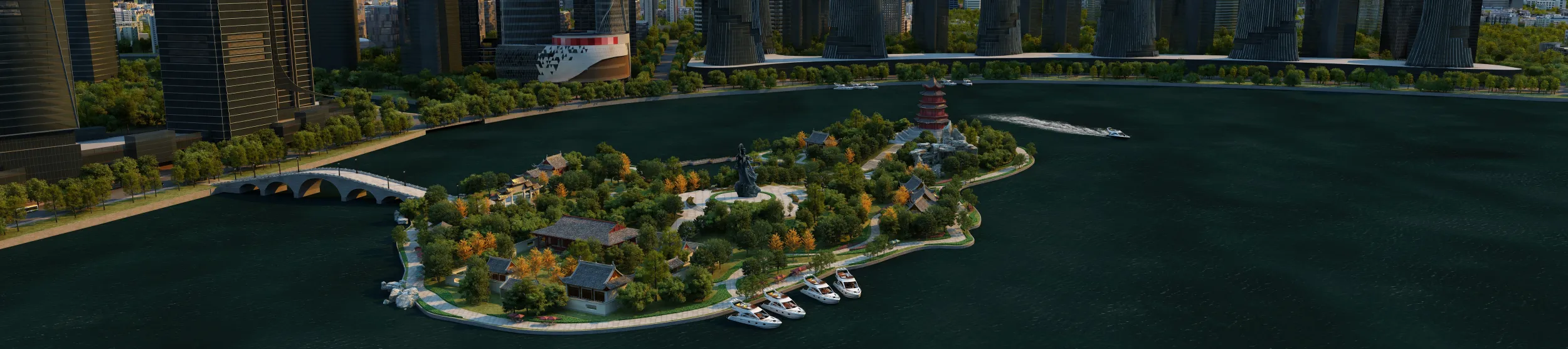 Park 3D Model .c4d .max .obj .3ds .fbx .stl .blend