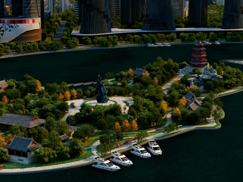 Park 3D Model