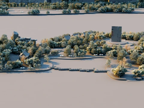 Park 3D Model