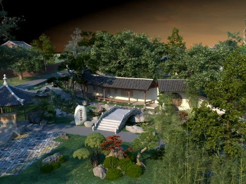 Garden 3D Model