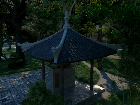 Garden 3D Model