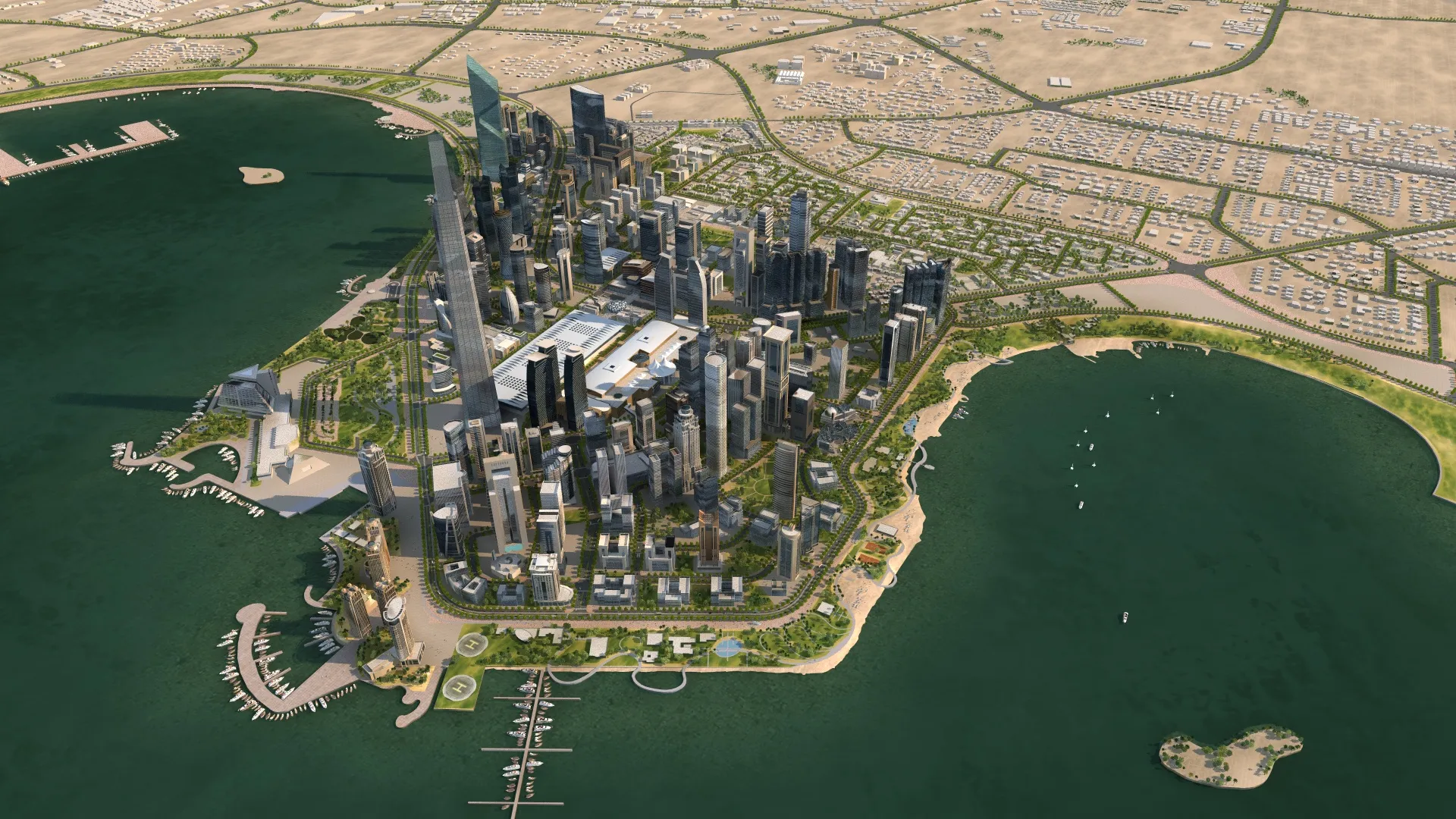Urban architecture 3D Model .c4d .max .obj .3ds .fbx .stl .blend 