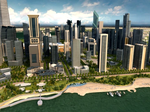 Urban architecture 3D Model