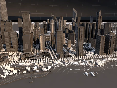 Urban architecture 3D Model