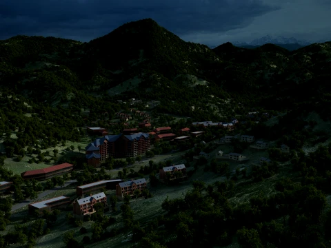 Town 3D Model