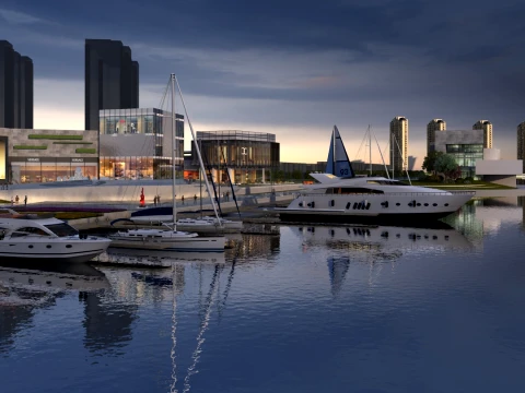 Dock 3D Model