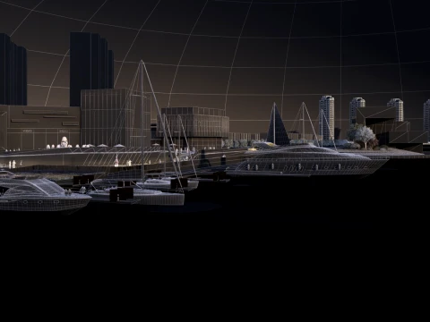 Dock 3D Model