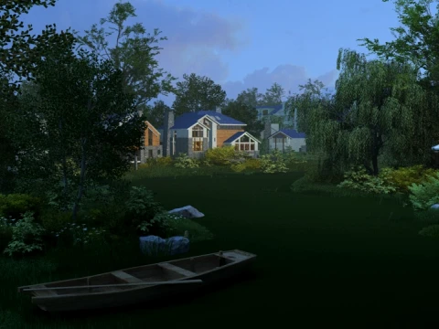 Vila Modelo 3D