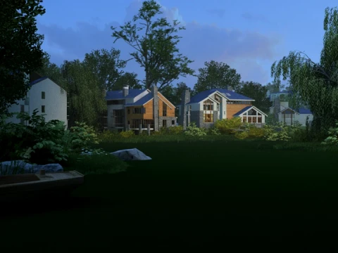 Villa 3D Model