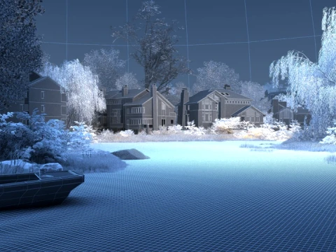 Villa 3D Model