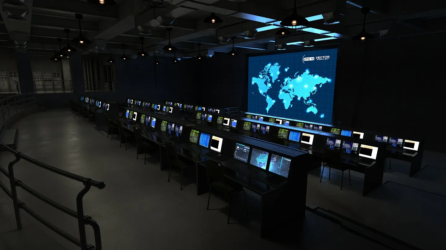 Command center 3D Model .c4d .max .obj .3ds .fbx .stl .blend