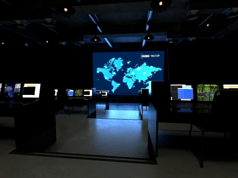 Command center 3D Model