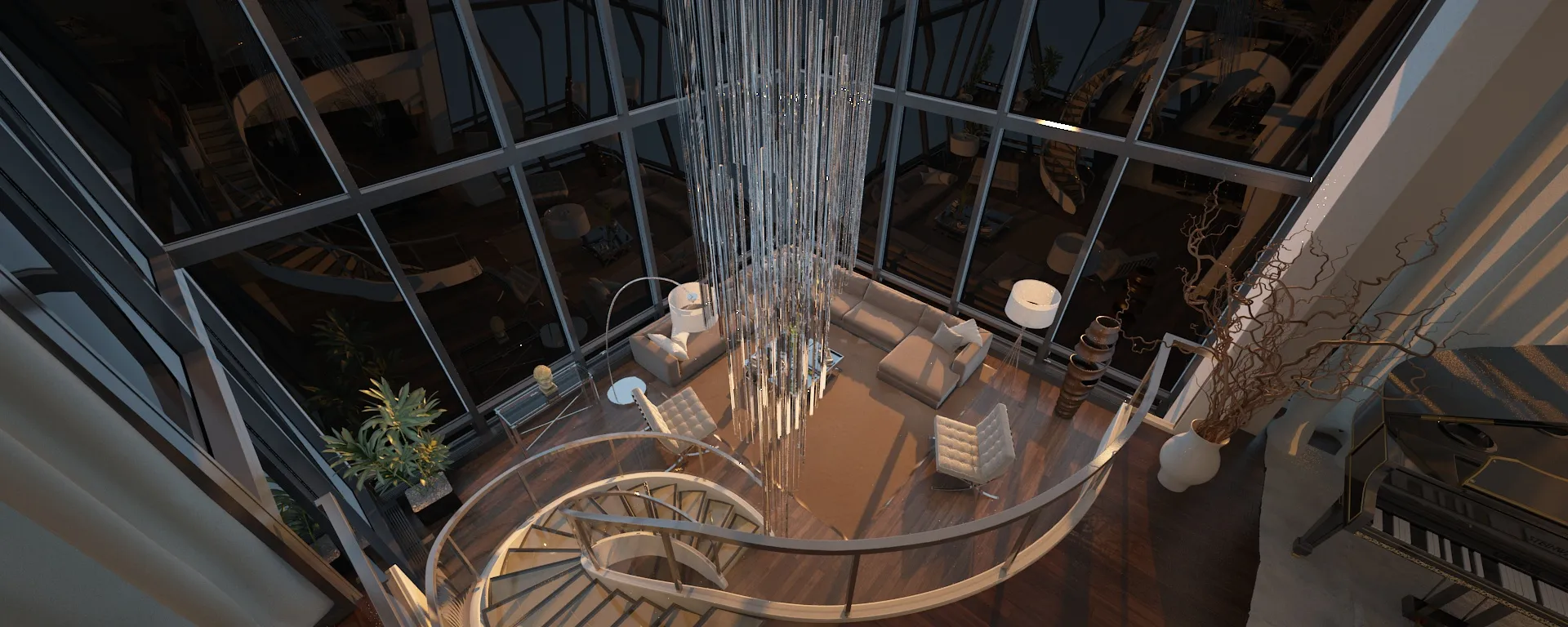 Indoor 3D Model .c4d .max .obj .3ds .fbx .stl .blend 