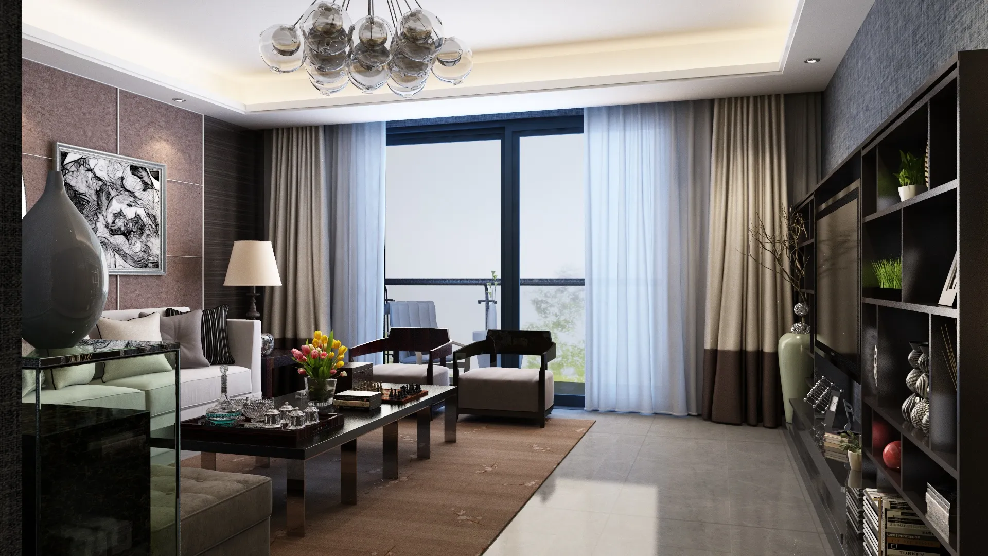 Indoor 3D Model .c4d .max .obj .3ds .fbx .stl .blend 