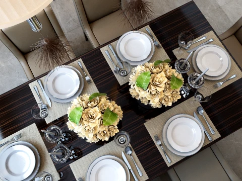 Restaurant 3D Modell