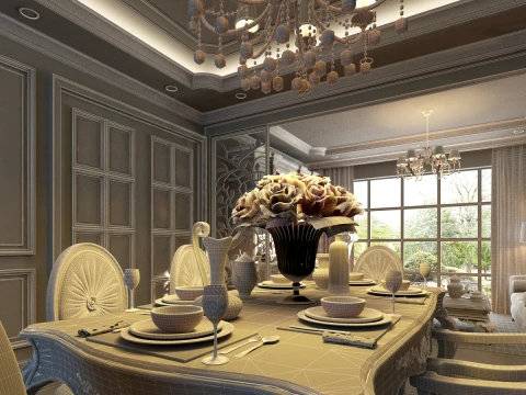Restaurant 3D Model