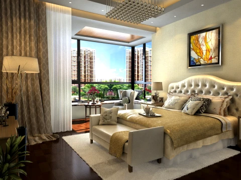Dormitorio Modelo 3D