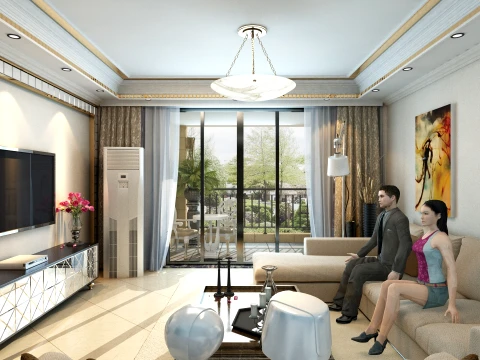 Living room 3D Model