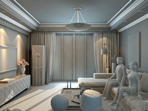 Living room 3D Model