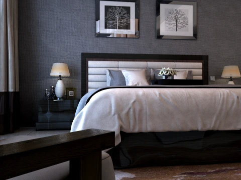 Yatak odası 3D Model