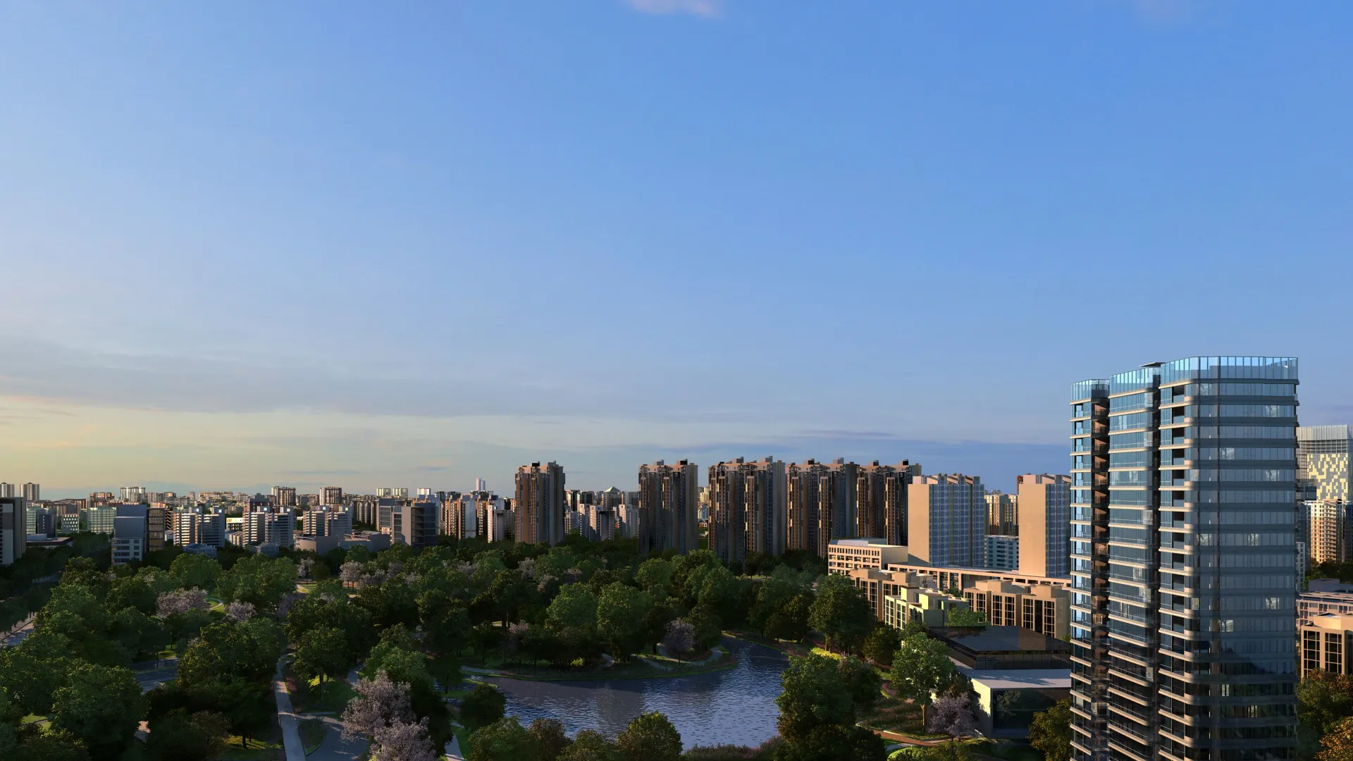 Urban architecture 3D Model .c4d .max .obj .3ds .fbx .stl .blend 