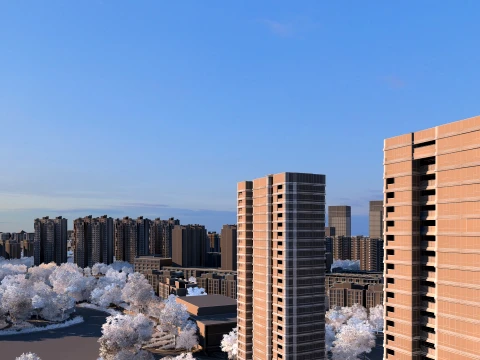 Urban architecture 3D Model
