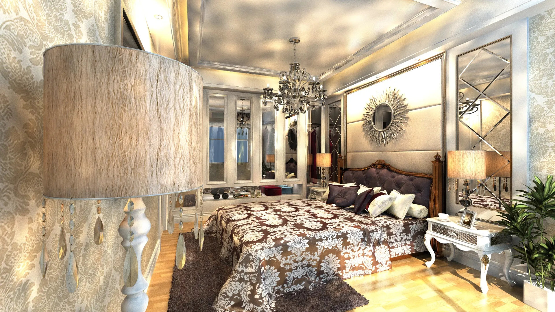 Bedroom 3D Model .c4d .max .obj .3ds .fbx .stl .blend 