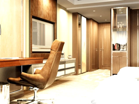 Hotel room 3D Model