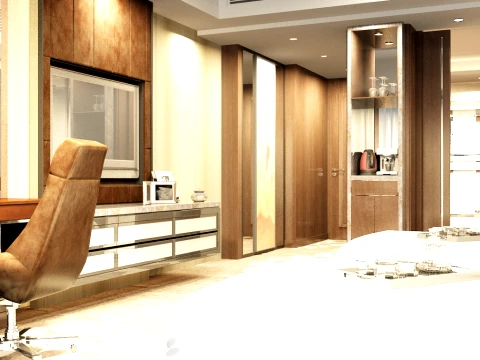 Hotel room 3D Model