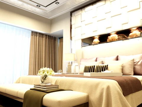 Hotelzimmer 3D Modell