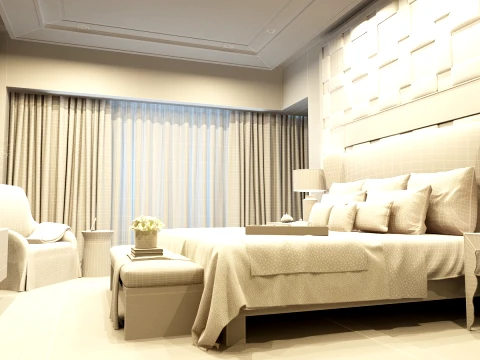 Hotel room 3D Model
