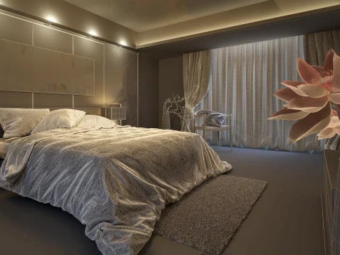 Hotel room 3D Model