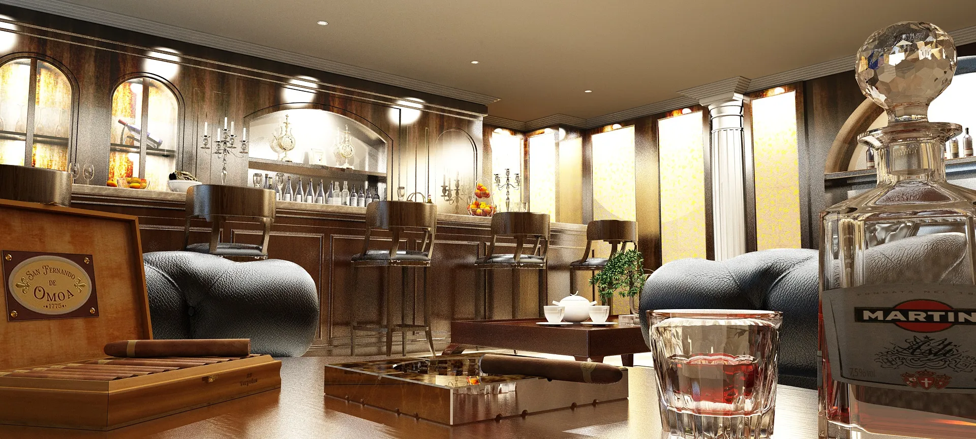 Hotel 3D Model .c4d .max .obj .3ds .fbx .stl .blend