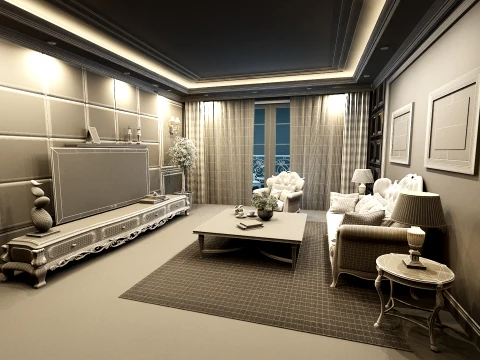 Living room 3D Model