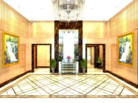 Otel lobisi 3D Model