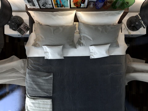 Camera da letto Modello 3D