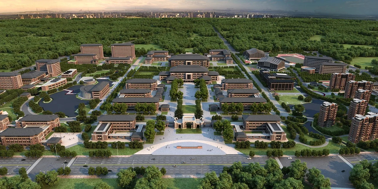 University campus 3D Model .c4d .max .obj .3ds .fbx .stl .blend
