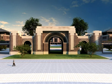 University campus 3D Model