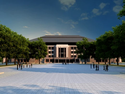 University campus 3D Model